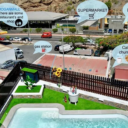 Villa Puerto Rico In Front Of The Shopping Center With Private Heated Saltwater Pool With Jacuzzi & Arcade Games & T Able Foot Ball Exterior photo