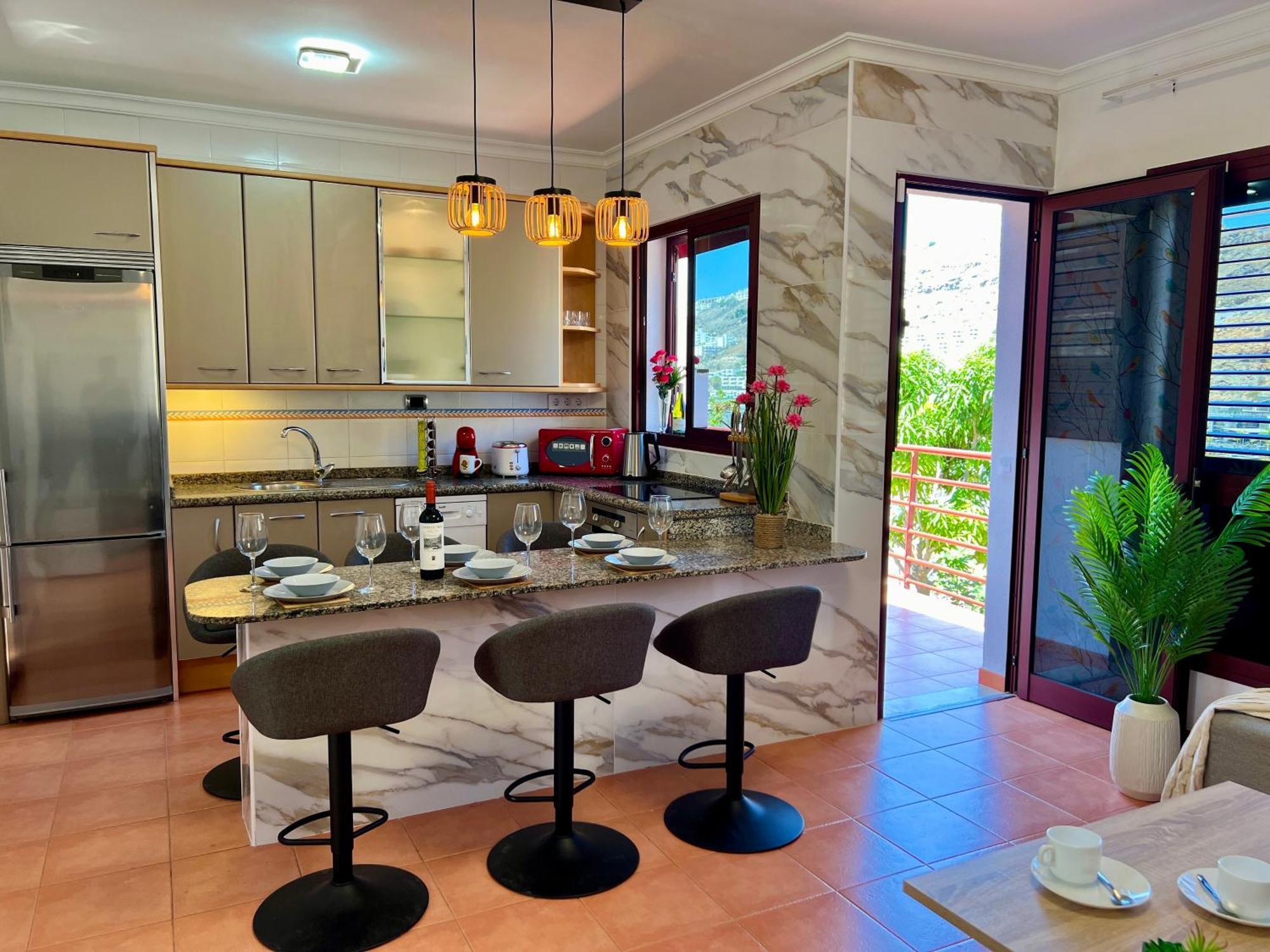 Puerto Rico In Front Of The Shopping Center With Private Heated Saltwater Pool With Jacuzzi & Arcade Games & T Able Foot Ball Vil·la Puerto Rico (Gran Canaria)